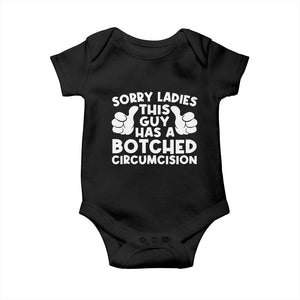 Inappropriate Adult Baby Onesie This Guy Botched Funny Cringe Offensive Humor Men TS10 Black Print Your Wear