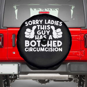 Inappropriate Adult Spare Tire Cover This Guy Botched Funny Cringe Offensive Humor Men TS10 Black Print Your Wear