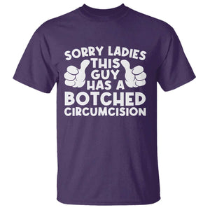 Inappropriate Adult T Shirt This Guy Botched Funny Cringe Offensive Humor Men TS10 Purple Print Your Wear