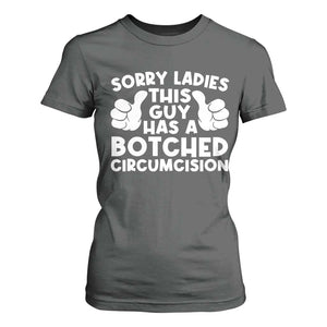 Inappropriate Adult T Shirt For Women This Guy Botched Funny Cringe Offensive Humor Men TS10 Dark Heather Print Your Wear