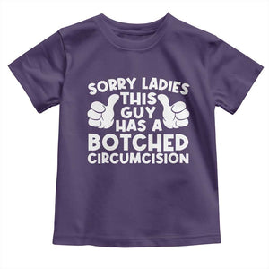 Inappropriate Adult Toddler T Shirt This Guy Botched Funny Cringe Offensive Humor Men TS10 Purple Print Your Wear