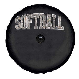 Camo Softball Spare Tire Cover Vintage Camouflage Softball Varsity Game Day TS10 Print Your Wear