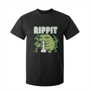 Rippit Frog Meme T Shirt For Kid Funny Stoner Bong Rip TS10 Black Print Your Wear