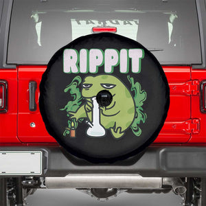 Rippit Frog Meme Spare Tire Cover Funny Stoner Bong Rip TS10 Black Print Your Wear