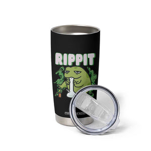 Rippit Frog Meme Tumbler Cup Funny Stoner Bong Rip TS10 Print Your Wear