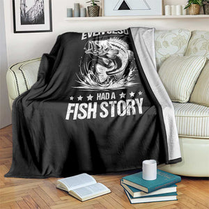 Funny Fishing Throw Blanket Even Jesus Had A Fish Story Funny Christian Fisherman TS10 Print Your Wear