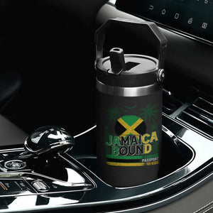 Jamaican Travel Flip Straw Tumbler Straight Trippin Jamaica Vacation Retro TS10 Print Your Wear