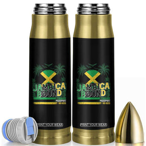 Jamaican Travel Bullet Tumbler Straight Trippin Jamaica Vacation Retro TS10 Black Print Your Wear