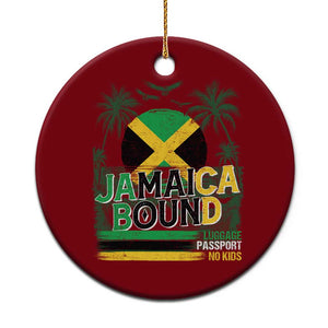 Jamaican Travel Ceramic Ornament Straight Trippin Jamaica Vacation Retro TS10 1pc Red Print Your Wear