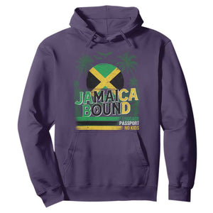 Jamaican Travel Hoodie Straight Trippin Jamaica Vacation Retro TS10 Purple Print Your Wear