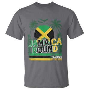 Jamaican Travel T Shirt Straight Trippin Jamaica Vacation Retro TS10 Charcoal Print Your Wear