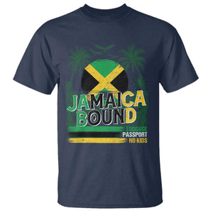 Jamaican Travel T Shirt Straight Trippin Jamaica Vacation Retro TS10 Navy Print Your Wear