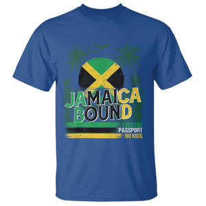 Jamaican Travel T Shirt Straight Trippin Jamaica Vacation Retro TS10 Royal Blue Print Your Wear