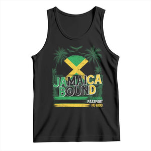 Jamaican Travel Tank Top Straight Trippin Jamaica Vacation Retro TS10 Black Print Your Wear