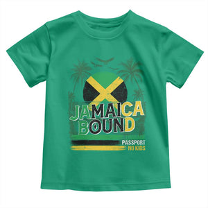 Jamaican Travel Toddler T Shirt Straight Trippin Jamaica Vacation Retro TS10 Irish Green Print Your Wear