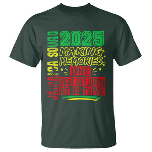 Vacation Jamaica 2025 T Shirt Matching Family Jamaica Squad TS10 Dark Forest Green Print Your Wear