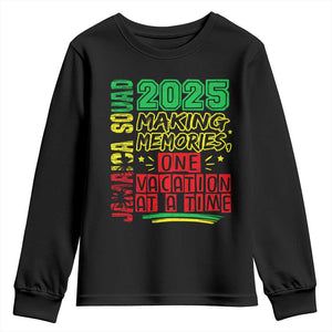 Vacation Jamaica 2025 Youth Sweatshirt Matching Family Jamaica Squad TS10 Black Print Your Wear
