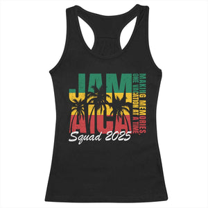 Family Vacation Jamaica 2025 Racerback Tank Top Matching Girls Trip Jamaica Squad TS10 Black Print Your Wear