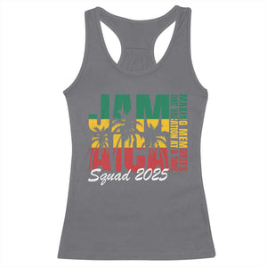Family Vacation Jamaica 2025 Racerback Tank Top Matching Girls Trip Jamaica Squad TS10 Charcoal Print Your Wear