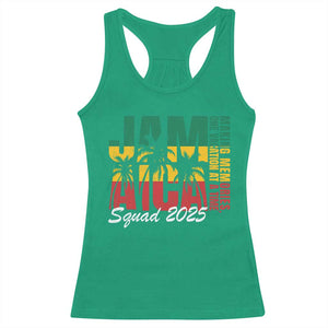 Family Vacation Jamaica 2025 Racerback Tank Top Matching Girls Trip Jamaica Squad TS10 Irish Green Print Your Wear