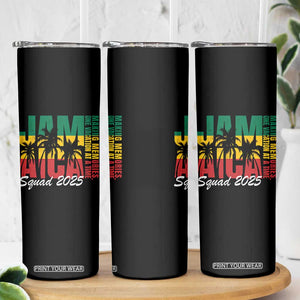 Family Vacation Jamaica 2025 Skinny Tumbler Matching Girls Trip Jamaica Squad TS10 Print Your Wear