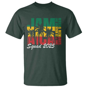 Family Vacation Jamaica 2025 T Shirt Matching Girls Trip Jamaica Squad TS10 Dark Forest Green Print Your Wear