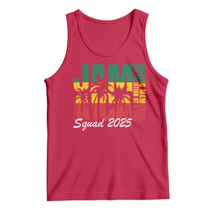 Family Vacation Jamaica 2025 Tank Top Matching Girls Trip Jamaica Squad TS10 Red Print Your Wear