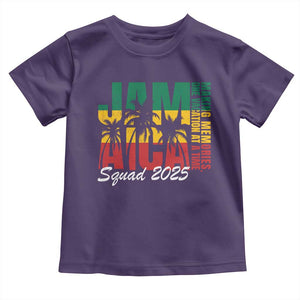 Family Vacation Jamaica 2025 Toddler T Shirt Matching Girls Trip Jamaica Squad TS10 Purple Print Your Wear