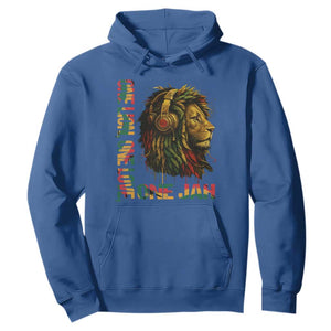 One Love Rasta Lion Hoodie Rastafari Reggae Jamaica Roots Lion of Judah Dreadlocks TS10 Royal Blue Print Your Wear