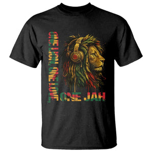 One Love Rasta Lion T Shirt Rastafari Reggae Jamaica Roots Lion of Judah Dreadlocks TS10 Black Print Your Wear