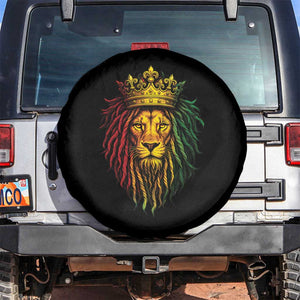 Rasta Reggae Lion Spare Tire Cover Jamaican Pride Lion of Judah Gift for Rastafari TS10 No hole Black Print Your Wear