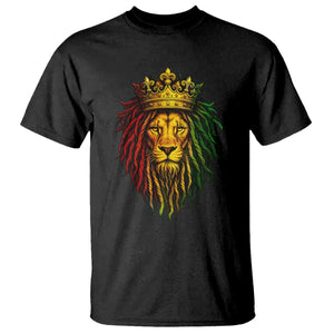 Rasta Reggae Lion T Shirt Jamaican Pride Lion of Judah Gift for Rastafari TS10 Black Print Your Wear
