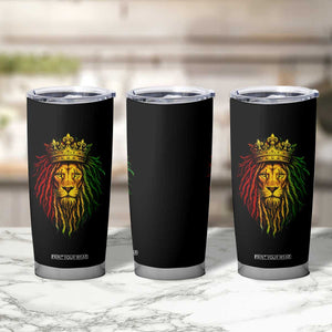 Rasta Reggae Lion Tumbler Cup Jamaican Pride Lion of Judah Gift for Rastafari TS10 Print Your Wear