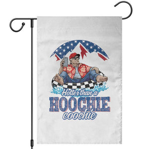 Trump Hotter Than A Hoochie Coochie Garden Flag TS10 White Print Your Wear
