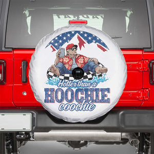 Trump Hotter Than A Hoochie Coochie Spare Tire Cover TS10 White Print Your Wear