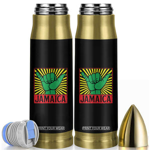 Jamaica Rasta Shaka Sign Bullet Tumbler Retro Reggae Vibes TS10 Black Print Your Wear