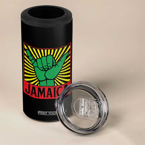 Jamaica Rasta Shaka Sign 4 in 1 Can Cooler Tumbler Retro Reggae Vibes TS10 Print Your Wear