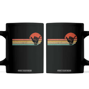 Shaka Hand Coffee Mug Retro Vintage Shaka Sign Rasta Hawaii Hawaiian TS10 Black Print Your Wear
