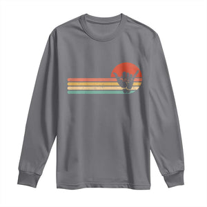 Shaka Hand Long Sleeve Shirt Retro Vintage Shaka Sign Rasta Hawaii Hawaiian TS10 Charcoal Print Your Wear