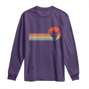 Shaka Hand Long Sleeve Shirt Retro Vintage Shaka Sign Rasta Hawaii Hawaiian TS10 Purple Print Your Wear