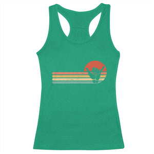 Shaka Hand Racerback Tank Top Retro Vintage Shaka Sign Rasta Hawaii Hawaiian TS10 Irish Green Print Your Wear