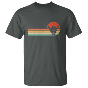 Shaka Hand T Shirt Retro Vintage Shaka Sign Rasta Hawaii Hawaiian TS10 Dark Heather Print Your Wear