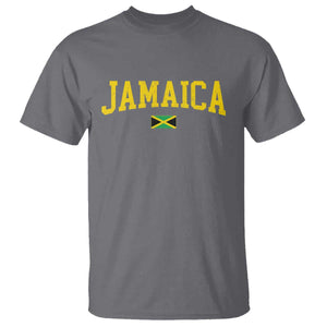 Vintage Jamaica T Shirt Retro Jamaican Flag National Pride Vacation TS10 Charcoal Print Your Wear