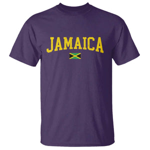 Vintage Jamaica T Shirt Retro Jamaican Flag National Pride Vacation TS10 Purple Print Your Wear