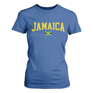 Vintage Jamaica T Shirt For Women Retro Jamaican Flag National Pride Vacation TS10 Royal Blue Print Your Wear