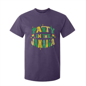 Party in The Jamaica T Shirt For Kid Funny Jamaican Independence Day TS10 Purple Print Your Wear
