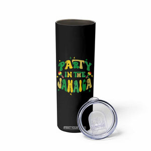 Party in The Jamaica Skinny Tumbler Funny Jamaican Independence Day TS10 Print Your Wear