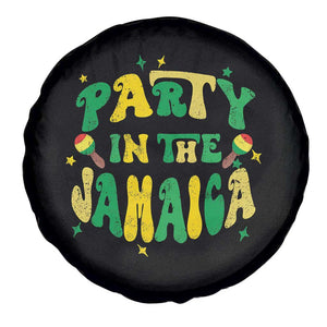 Party in The Jamaica Spare Tire Cover Funny Jamaican Independence Day TS10 Print Your Wear