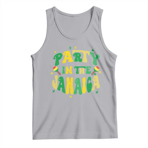 Party in The Jamaica Tank Top Funny Jamaican Independence Day TS10 Athletic Heather Print Your Wear