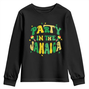 Party in The Jamaica Youth Sweatshirt Funny Jamaican Independence Day TS10 Black Print Your Wear